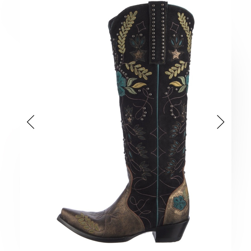 OLD GRINGO
FULL BLOOM - WOMENS Size 7 18” Shaft Embroidered Studded Leather - Picture 2 of 6